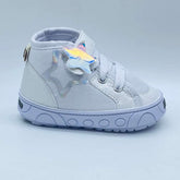 Tenis Botas Blanco Estrellas Meloso detalle